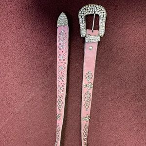Pink Western Belt
